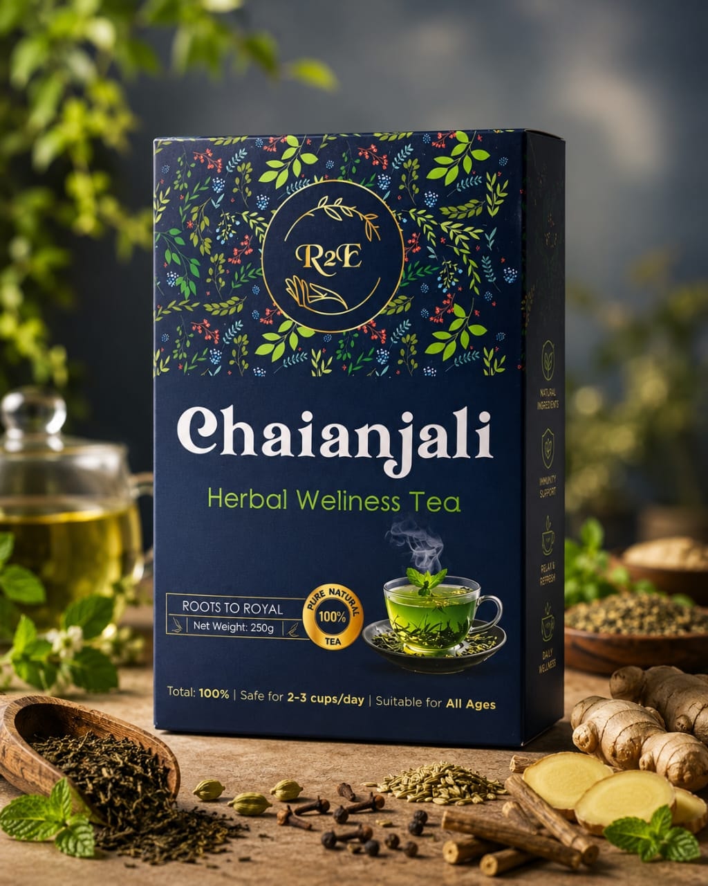 R2E Chaianjali Herbal Wellness CTC Tea